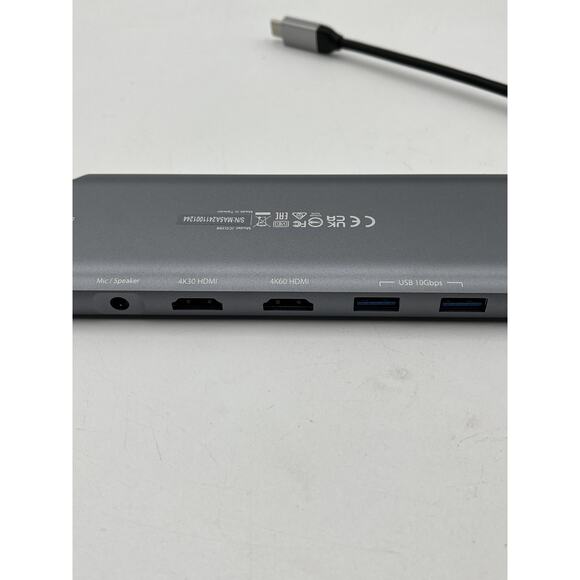 j5create USB-C Dual 4k HDMI 10Gbps Mini Dock (JCD398) - Picture 3 of 10